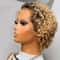 Pixie Cut Colored Lace Wig Spring Curl Short Bob Wig For Women Natural Black Human Hair Affordable 8