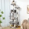 Indoor Cats Large Cat Tree And Tower Sisal Scratching Posts Spacious Hammock Padded Perches Condos 0
