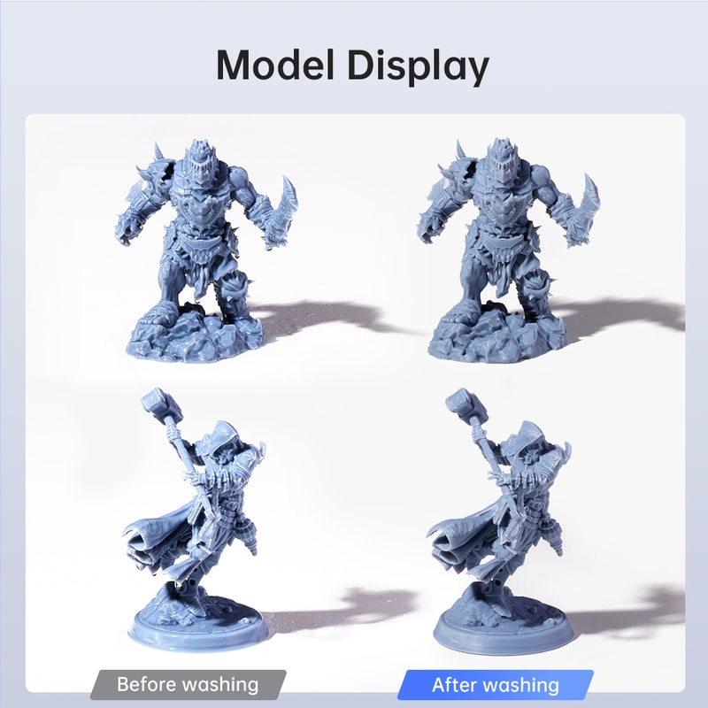 Wash Cure For Photon UV Rotary Curing Resin Cleaner For Mono 3D Printer Models DualMode Operation 4