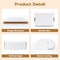White Small Shipping Boxes For Crafting Corrugated Paper Gift Boxes Sturdy Cardboard Packaging For 1