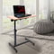 Adjustable Laptop Desk Mobile Stand Home Office Tray Rolling Study Table Computer Workstation 2