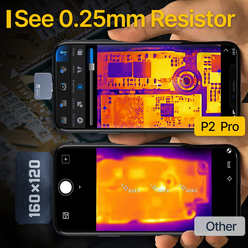 Infrared Thermal Imager Thermal Imaging Camera For Heat Detection Compatible With Android 4