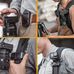 camera quick release system, beetle camera clip with plate, action camera backpack, camera strap