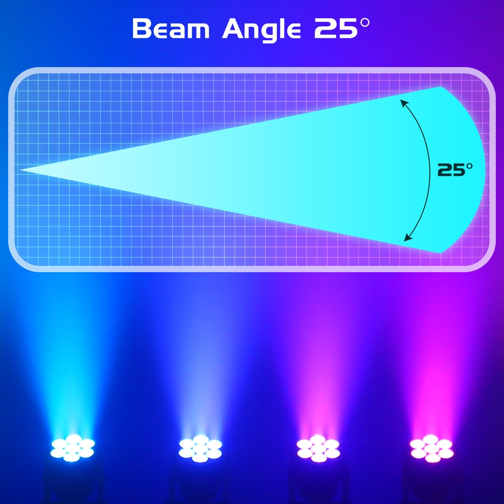 Stage Lights Spot Lights For DJ Disco Wedding Party Beam Moving Head Light LED KTV 4