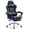 Adjustable JHK Ergonomic Racing Gaming Chair Swivel PU Leather Headrest Lumbar Support For Office 9