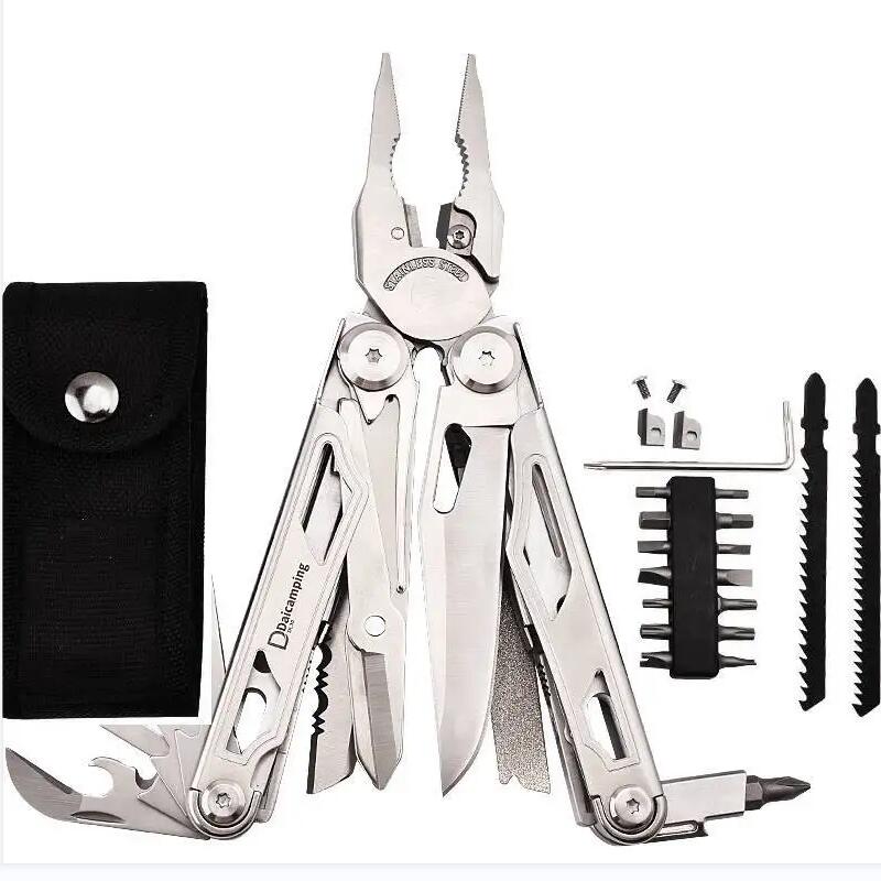 Daicamping Multi Tools Replaceable Part Knife EDC Cutter Survival Gear Plier Folding Knives For Out 2