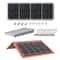 Roof Hook Mounting Sets Solar Panel Bracket More Lighten Brick Roof Mounting Rail For Glazed Tile R 8
