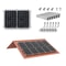 Roof Hook Mounting Sets Solar Panel Bracket More Lighten Brick Roof Mounting Rail For Glazed Tile R 7