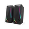 Desktop Stereo Speakers Channel PC Sound System With LED Backlight Modes Enhanced Audio 1