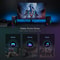 Desktop Stereo Speakers Channel PC Sound System With LED Backlight Modes Enhanced Audio 5