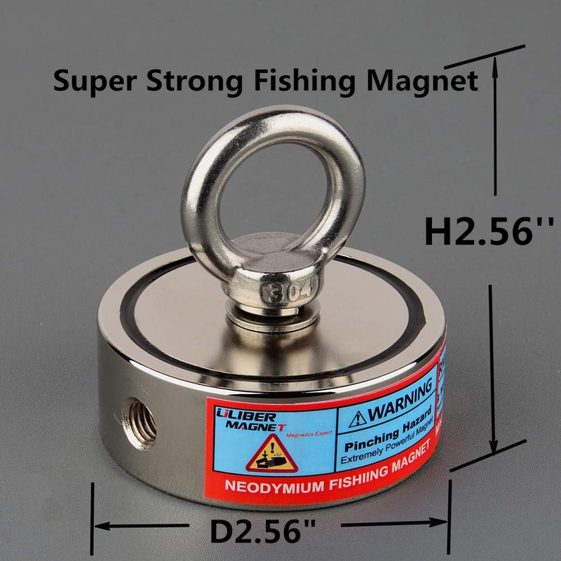 Double Sided Magnet Fishing Kit Neodymium Magnets Rope Claw Gloves Glue Shovel Bag Magnetic Recover 1