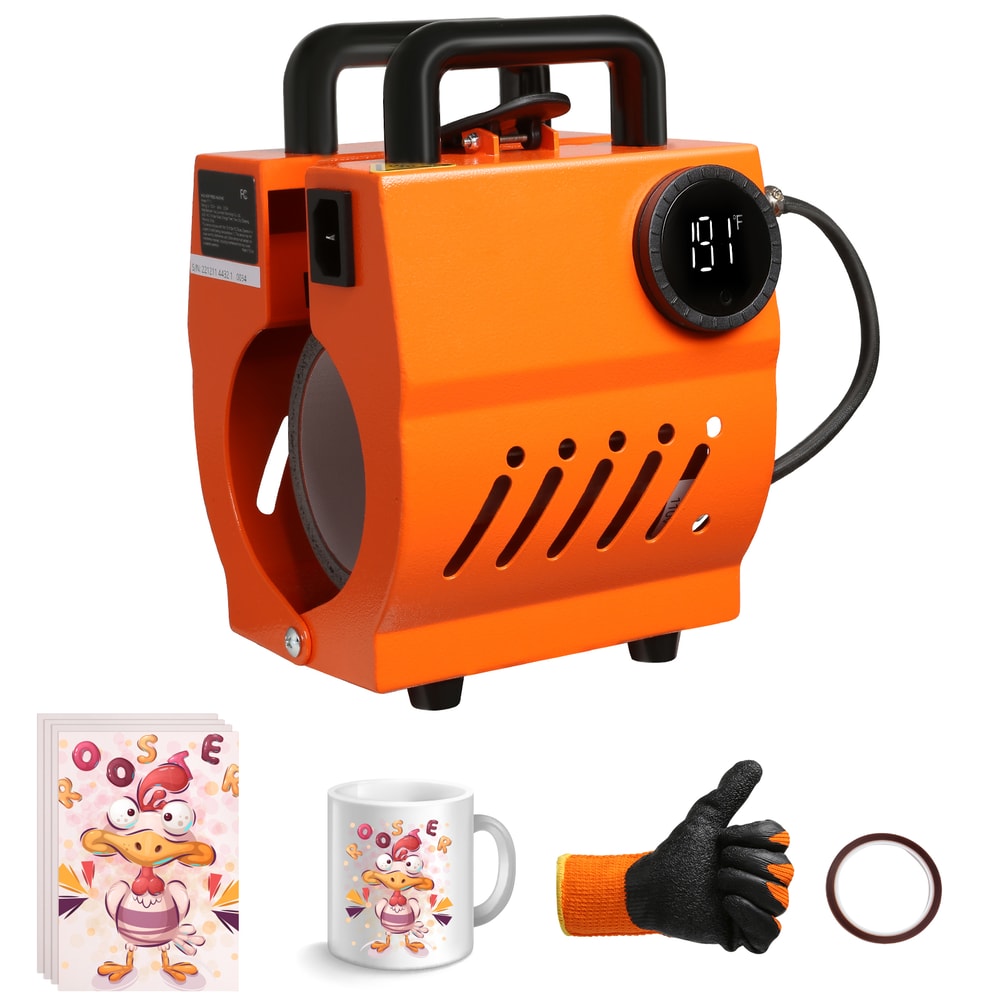 Ceramic Cup Presser Tumbler Mug Heat Press Mini Gift DIY Handheld Sublimation Auto Printing Machine 1