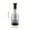 Stainless Steel Garlic Press Manual Vertical Hand Cutter Onion Nut Chopper With Storage Vegetable 4