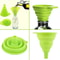 Collapsible Mini Silicone Gel Funnel Hopper, Space-Saving Kitchen Tool for Mess-Free Pouring