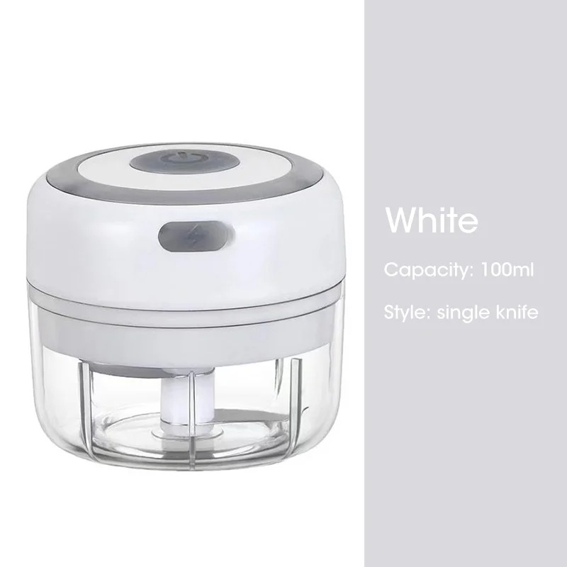 Portable Mini Wireless Electric Garlic Crusher USB Charging Vegetable Masher Ginger And Chili Chopp 5