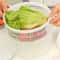 Household Vegetable Salad Washer Dehydrator Kitchen Vegetable Washing HandCranked Spinner With Doub