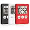 Kitchen Timer Square With Magnet LCD Digital Screen Cooking Timer Count Up Countdown Alarm Clock 1