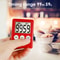 Kitchen Timer Square With Magnet LCD Digital Screen Cooking Timer Count Up Countdown Alarm Clock 2