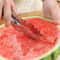 Stainless Steel Watermelon Slicer Nonslip Cutter Melon Cutter With Plastic Wrap Handle Safe Fruit C 0