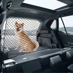 dog car trunk fence net, isolation protection net car mounted rear seat, sturdy elastic pet safety fence