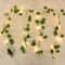 Green Leaf Ivy Vine LED String Lights Silk Leaves Fake Creeper Hanging Garland Artificial Plants De 2