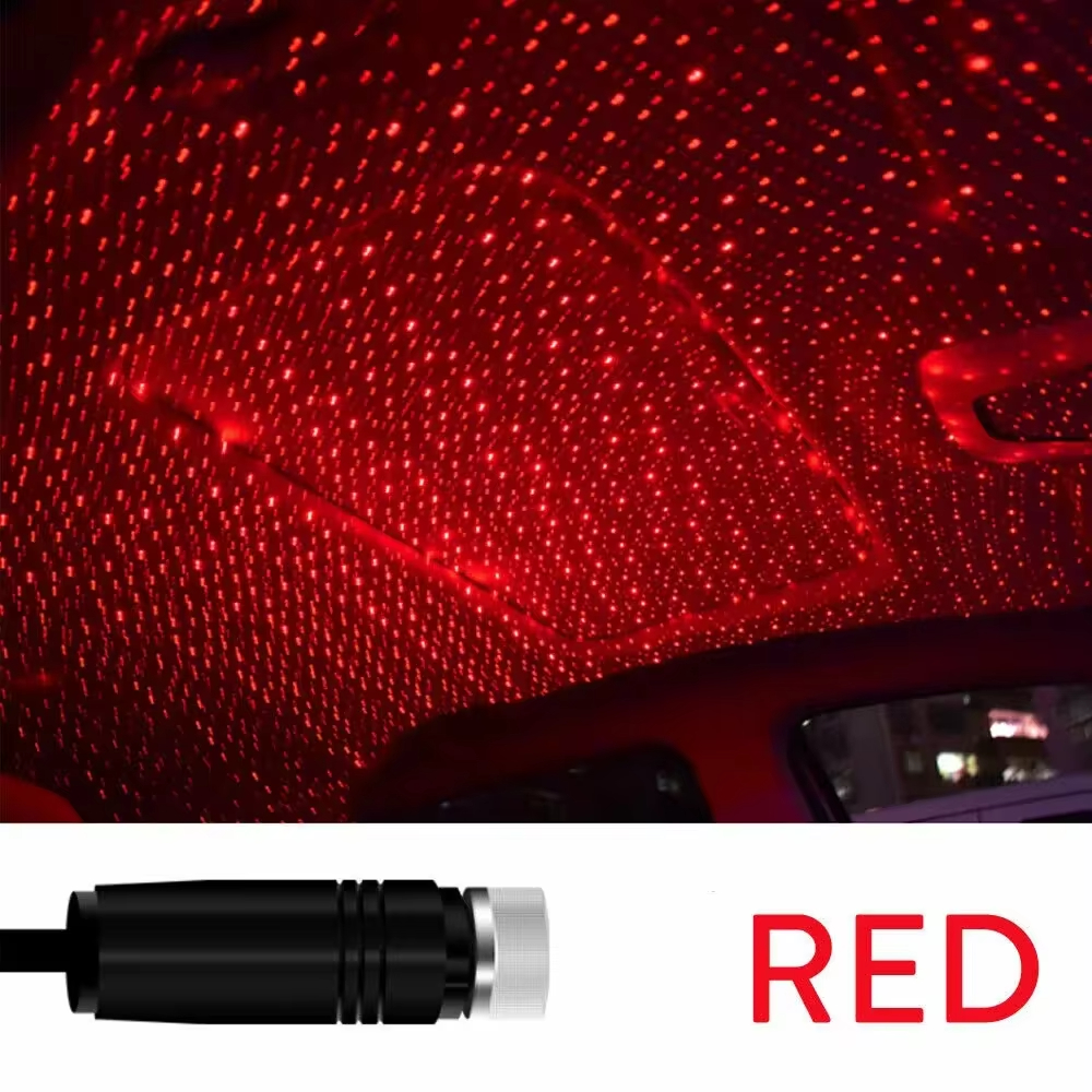 Mini LED Car Roof Star Night Projector Light Interior Ambient Starry Sky USB LED Decorative Lights 4