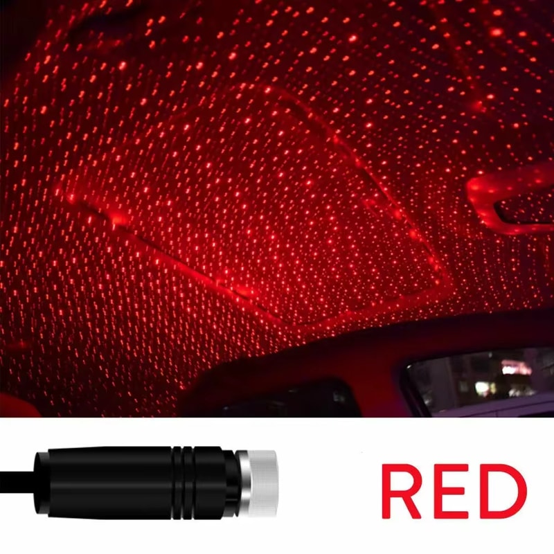 Mini LED Car Roof Star Night Projector Light Interior Ambient Starry Sky USB LED Decorative Lights 4