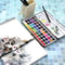 50 color watercolor paint set for beginners and adults