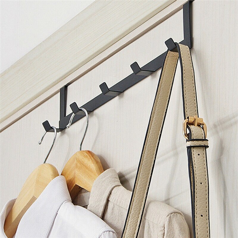 Over The Door Hooks Organizer Clothes Coat Hat Towel Hanger Home Bathroom Organizer Rack For Kitche