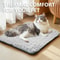 Self Warming Cat Bed Thermal Blanket Style Cat Dog Pet Heating Pad Washable Indoor Outdoor Heated C