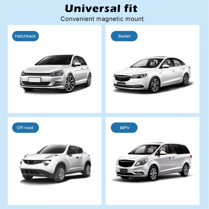 Telescopic Car Window Shades For Kids With Magnetic Mosquito Net UV Protection Sunshade Block Mesh 4