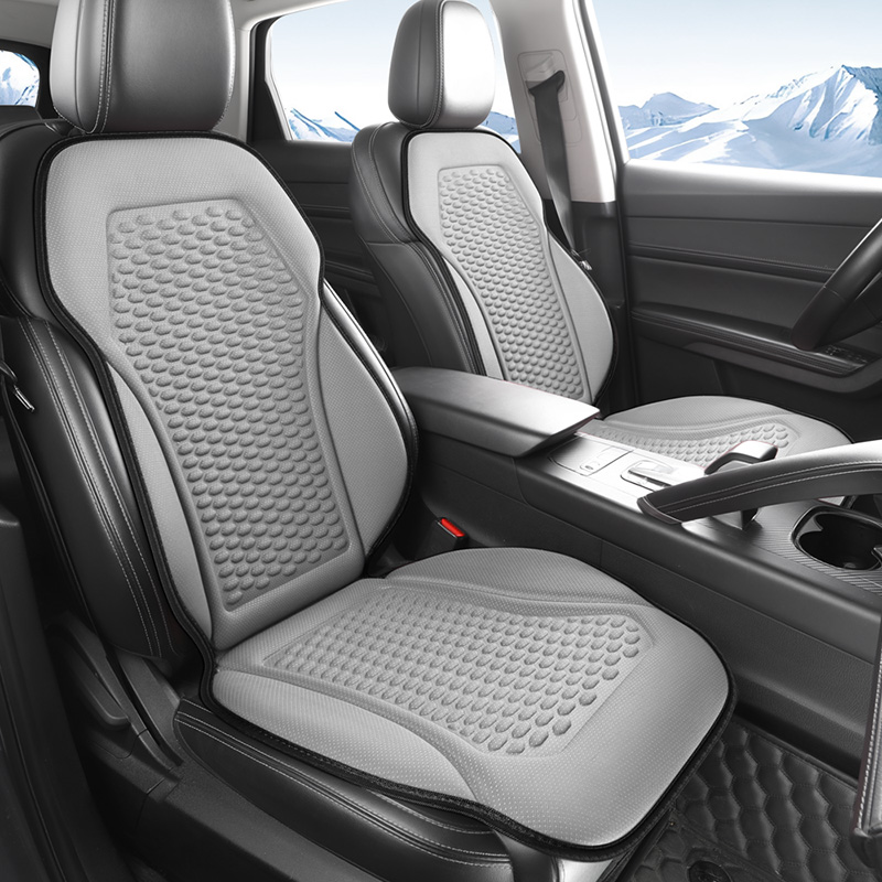 Breathable Summer Silk Car Seat Cushion Nonbinding Single Pad For Front DriverPassenger Seats Coolf 1