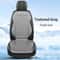Breathable Summer Silk Car Seat Cushion Nonbinding Single Pad For Front DriverPassenger Seats Coolf 7