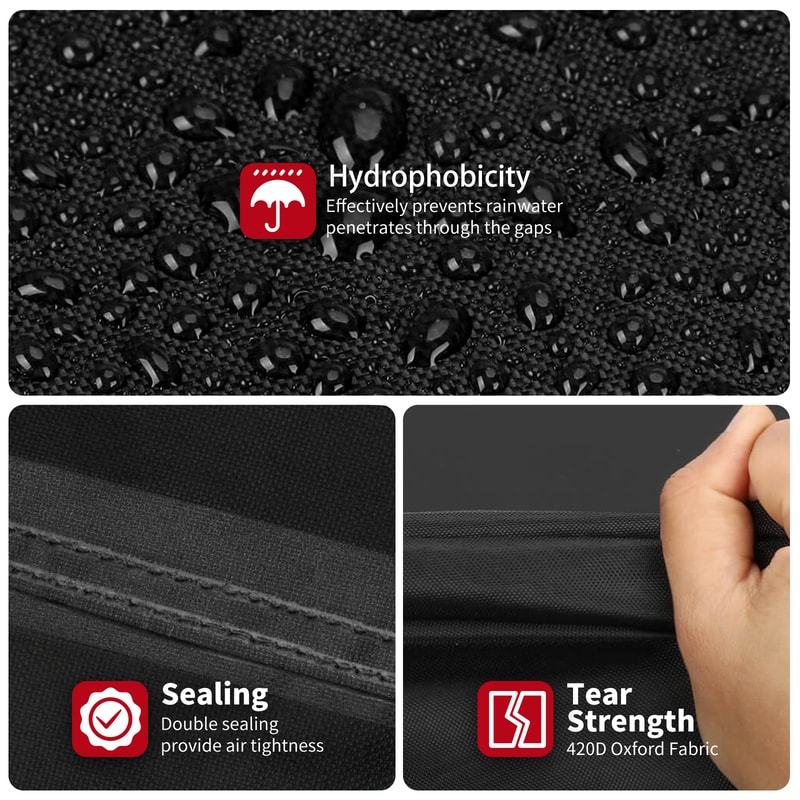 Waterproof BBQ Covers Oxford Fabric RipProof Dustproof UVResistant For Weber CharBroil Brinkmann Gr 3