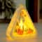 LED Mini Christmas Triangle Lantern Santa Claus Snowman Festival Lamp Indoor Table Ornaments Party 5