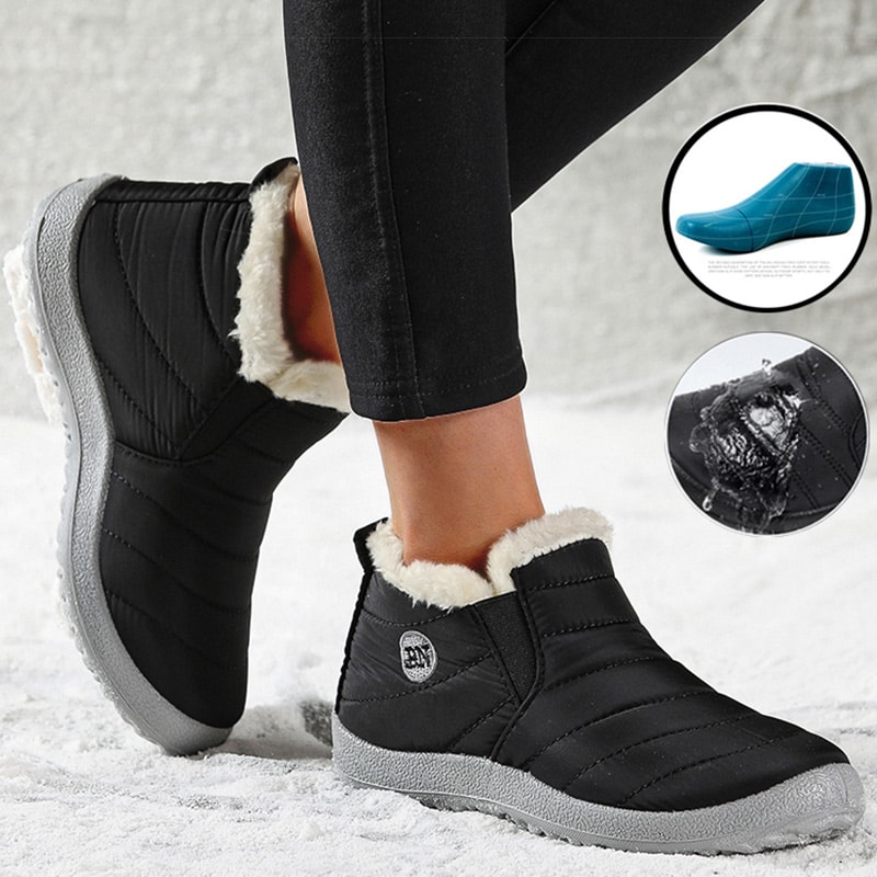 Winter Boots Fur Shoes Women Women Boots Waterproof Slip On Ankle Boots Snow Botas Mujer Short Boot 0
