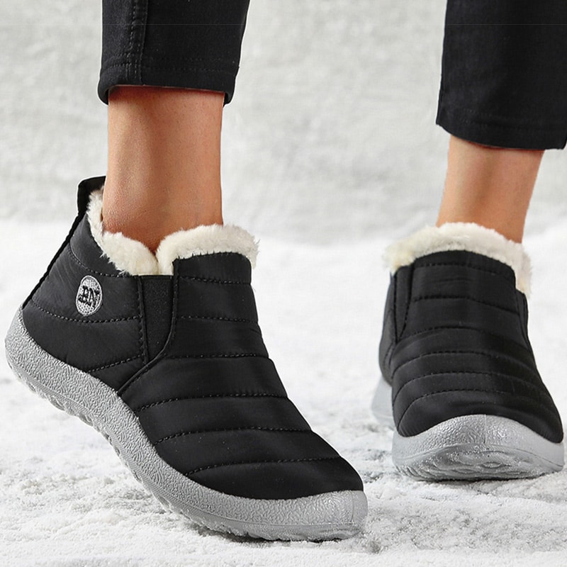 Winter Boots Fur Shoes Women Women Boots Waterproof Slip On Ankle Boots Snow Botas Mujer Short Boot 1