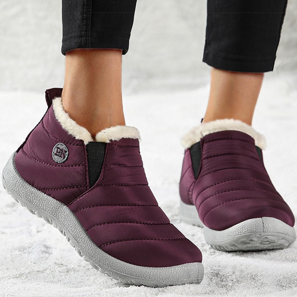 Winter Boots Fur Shoes Women Women Boots Waterproof Slip On Ankle Boots Snow Botas Mujer Short Boot 2