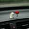 CarS Mounted Bunny Smelling Floral Fragrance Healing Ornament Mini Vase Pendant Center 0