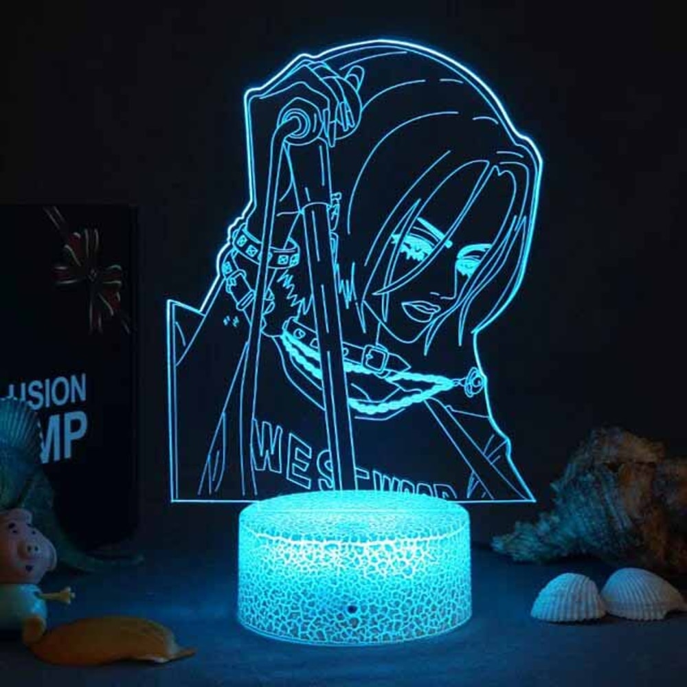 Newest 3D Light Anime Nana Children Bedroom Night Light LED Manga Lamp Room Decor Gift For Kids 5