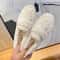 Furry Lambswool Mocasines Plus Size Women Shearling Flats Warm Cotton Shoes Slip On Sheep Fur Lined 2
