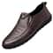 Non Slip Walking Flats Mens Leather Loafers Breathable Outdoor Slip On Casual Shoes For Male Work O 3