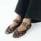 Leopard Retro Dress Shoes Shoes Women Flats Autumn Pointed Toe Loafers Shallow Mouth Ballerinas 2
