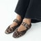 Leopard Retro Dress Shoes Shoes Women Flats Autumn Pointed Toe Loafers Shallow Mouth Ballerinas 2