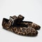 Leopard Retro Dress Shoes Shoes Women Flats Autumn Pointed Toe Loafers Shallow Mouth Ballerinas 7