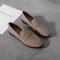Vintage British Style Spring Autumn Ladies Leather Shoes Casual Loafers AntiSlip Flat Shoes 1