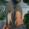 New 2024 Pointed Toe Flat Office Boat Solid Color Knitted Slip On Shoes Casual Ballet Flats Shoes W 3