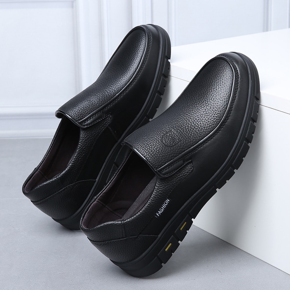 Genuine Leather Handmade Shoes Casual Mens Walking Shoes Outdoor Loafers Breathable Sneakers 0