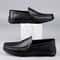 Comfortable Mens Casual Shoes, Genuine Leather Men Loafers, Breathable Slip-on Boat Shoes, Luxury Brand Formal Dress