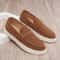 Mens Suede Leather Loafers For Autumn Classic Brown SlipOn Loafers Casual Walking Shoes Driving Sho 3